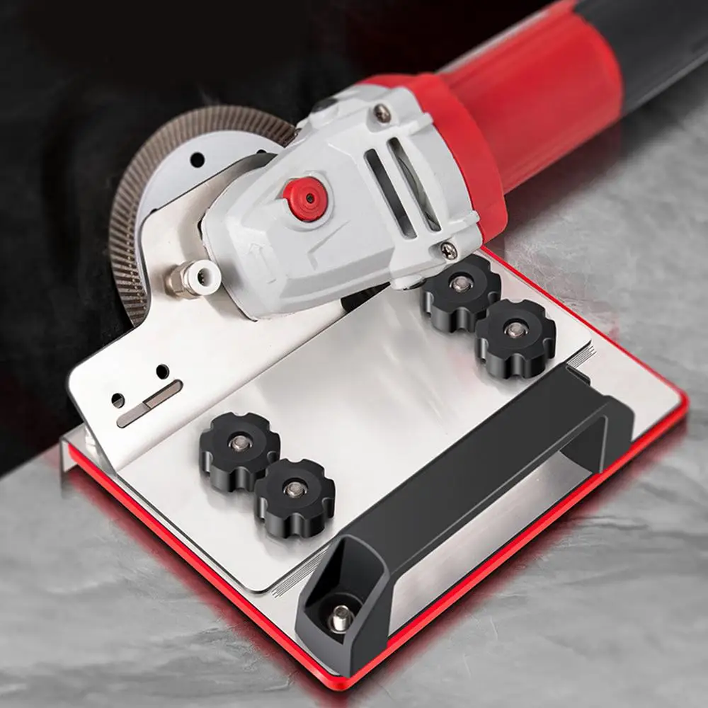 45 ° Outil de chanfreinage de carrelage d'angle support de meuleuse d'angle, coupe de chanfrein de carrelage à 45 degrés pour couper la pierre de céramique de carrelage