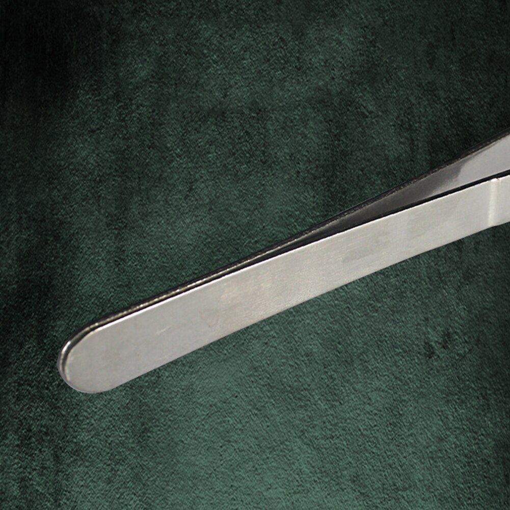 2pcs Reptile Feeding Tweezer Stainless Steel Heavy-duty Home Straight Curved Tip Pet Accessories Non Slip Handheld