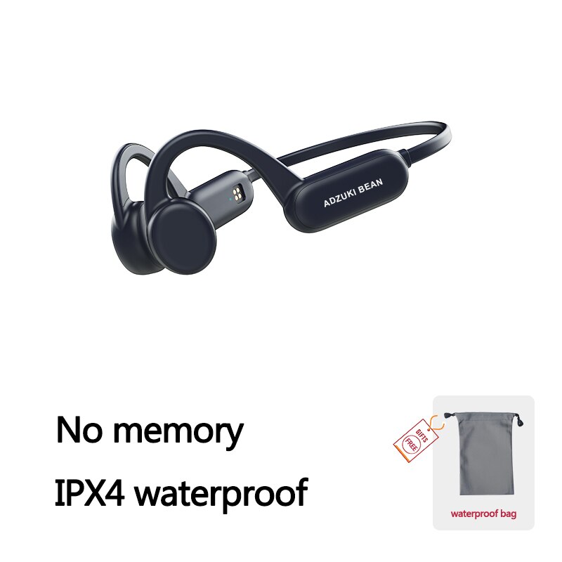 Knochen Leitung Bluetooth Kopfhörer Schwimmen IPX8 Kopfhörer Mit Mic Drahtlose Sport IPX4 Wasserdichte Kopfhörer für Iphone Xiaomi: Schwarz Nein sd  ipx4