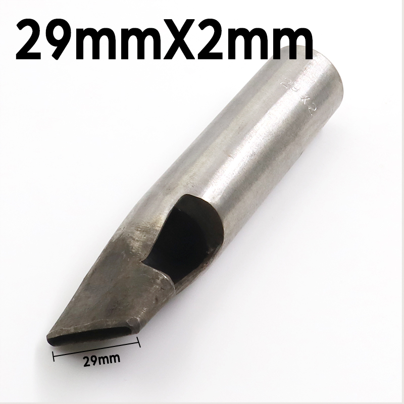 Leder Elliptischen Loch Punch Oval Winkel Abstand Gürtel Stanzen Werkzeuge DIY Handwerk Leder Puncher Loch Bohren Werkzeug Kunststoff Werkzeuge: 29mmX2mm