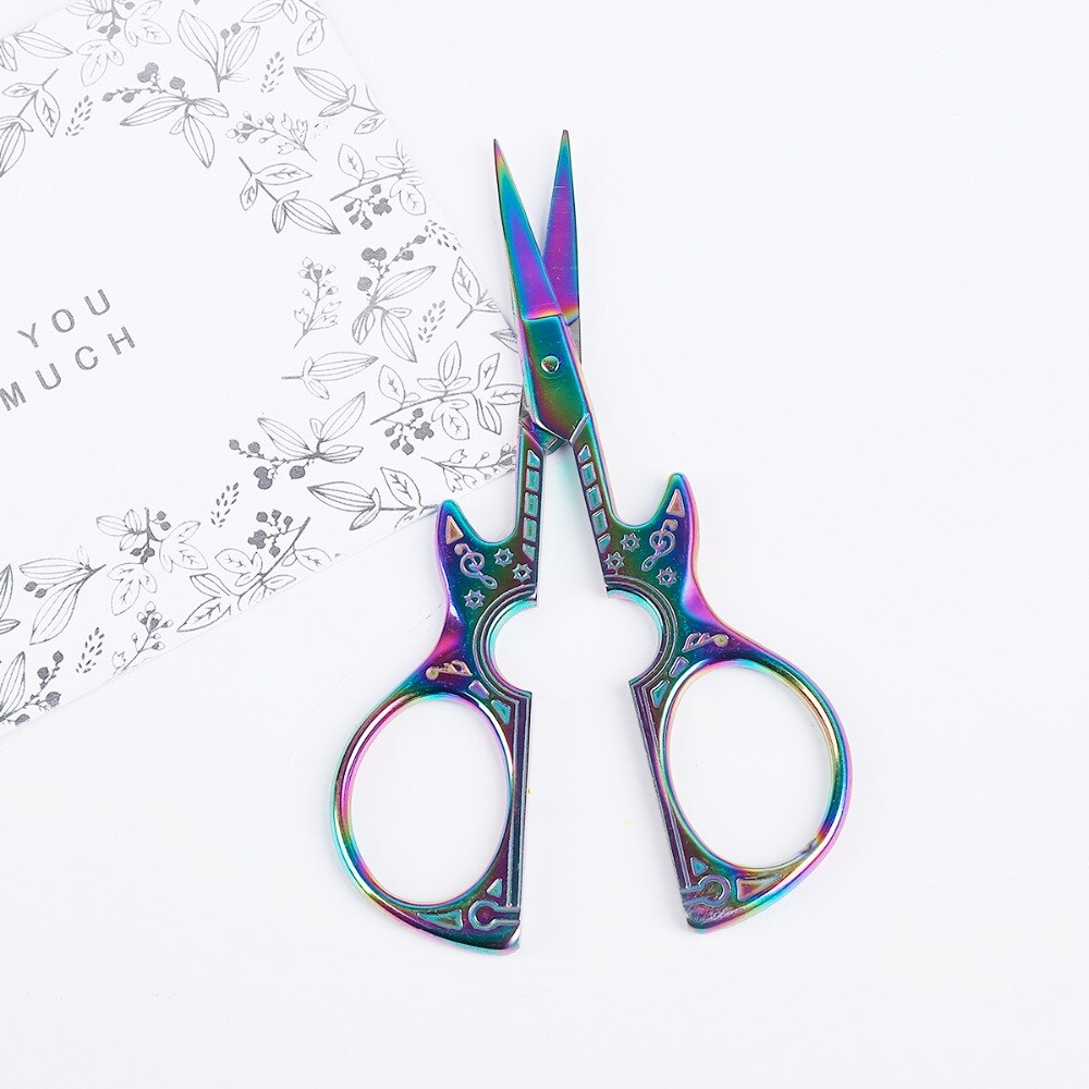 1pcs Exquisite Stainless Steel Antique Scissors European Retro Classic Craft Sewing Handicraft Scissor DIY Stitch Tools