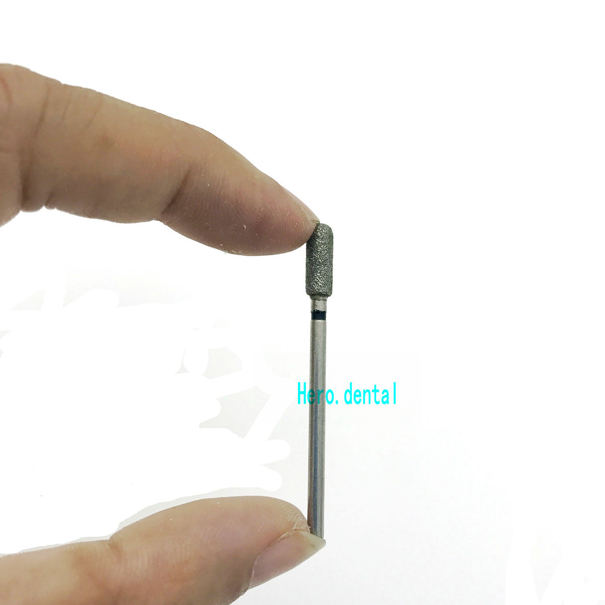 Brocas de rebolo de diamante de haste 2.35mm, conjuntos de brocas para polimento dentário em forma de agulha sc40, brocas de polimento dentário com 10 peças