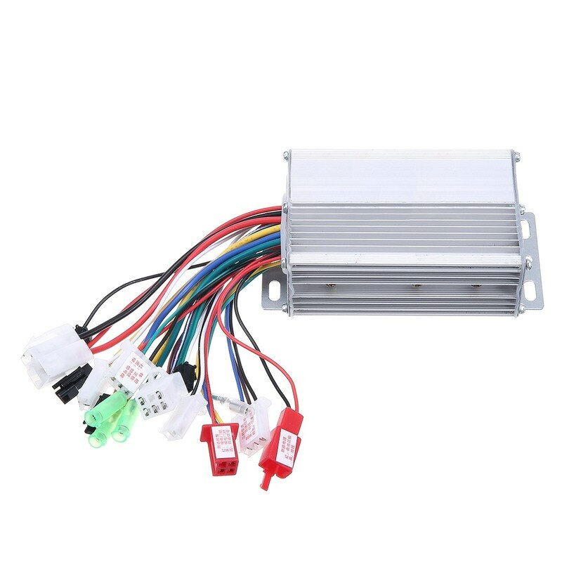 Motor de CC sin escobillas para bicicleta eléctrica, controlador de Motor de CC sin escobillas de 350W, 36V/48V, accesorios para Scooter