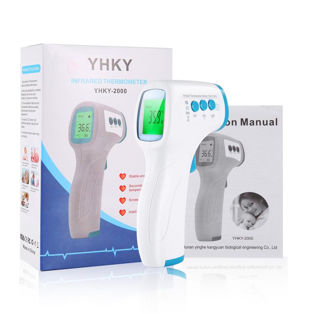 Infrarødt termometer berøringsfrit digitalt pandetermometer lcd-baggrundsbelysning til voksen/børn/baby: Type 4