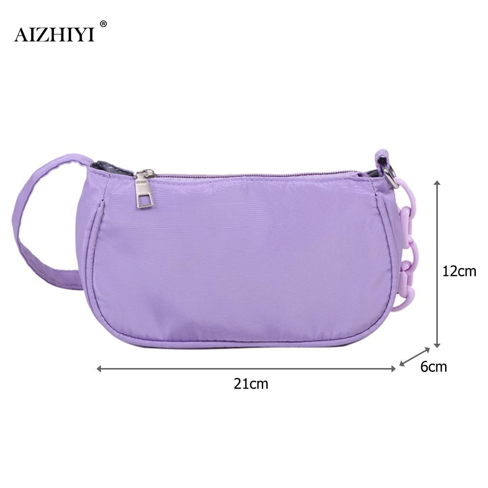 Women Casual Nylon Handbag Purse Ladies Portable Classic Chic Leisure Small Totes Travel Shoulder Bag