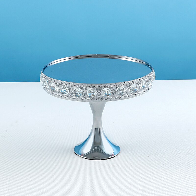 1pcs Silver color cake stand 2tier cupcake stand Fruits Desserts Dish Plates for Tea Birthday Party