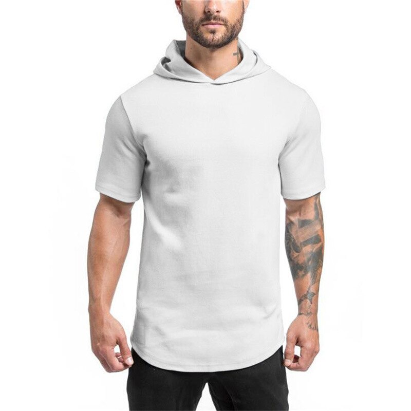 Neue Männer Bodybuilding Hemd Fitness-Ateliers Fitness Ausbildung Hemd Mann lässig Tarnung Shirt Männlichen Camo Kleidung