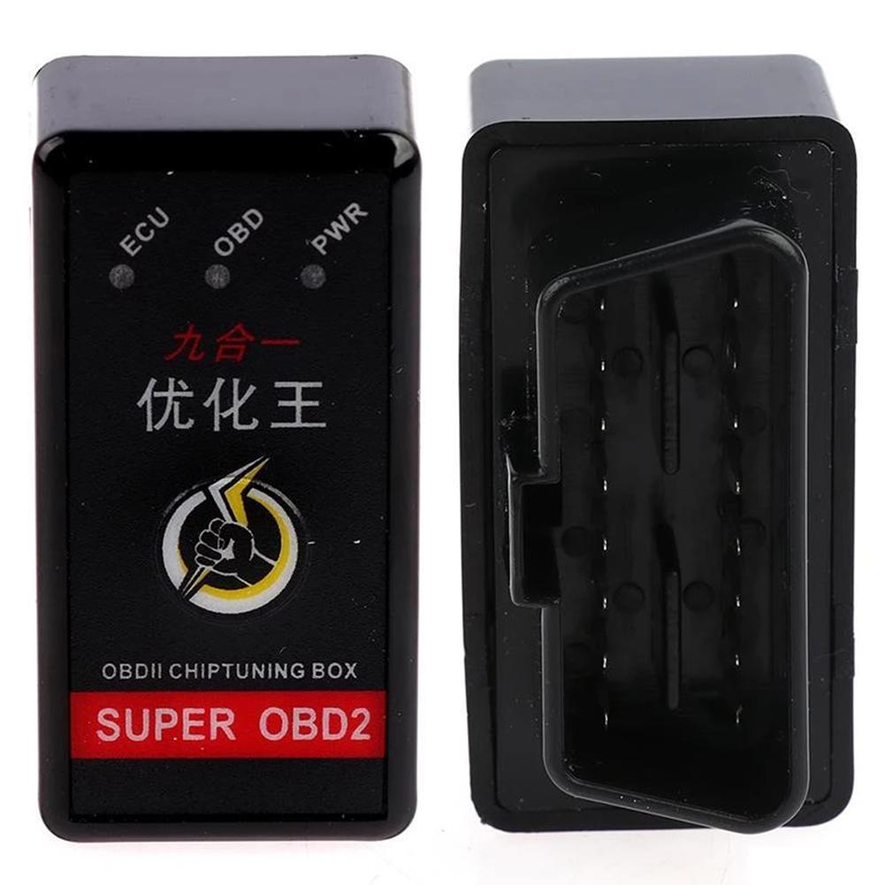 Super OBD2 Nitro Obd EcoOBD2 Ecu Chip Tuning Box Plug Power Brandstof Besparen Auto Meer D2V0