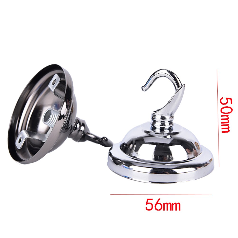 Vintage täckplatta krok hängande lampa ljuskrona delar takhållare för ljus passande dekoration metall tillbehör 56mm