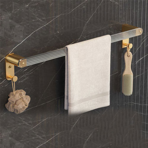 DOOKOLE HOHardware-Ensemble d'accessoires de bain dorés, porte-serviettes mural T1, porte-serviettes, brosse de toilette, crochets à serviettes, porte-papier: Bourgogne