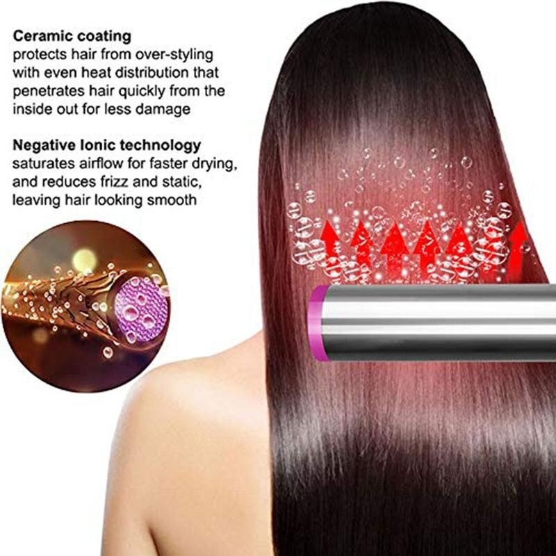 Air Comb Straightener 3 In 1 -air Brush Hair Salon Straightener Fast Hair Dryer Hair Comb Hairdryer Hairstyling Tools