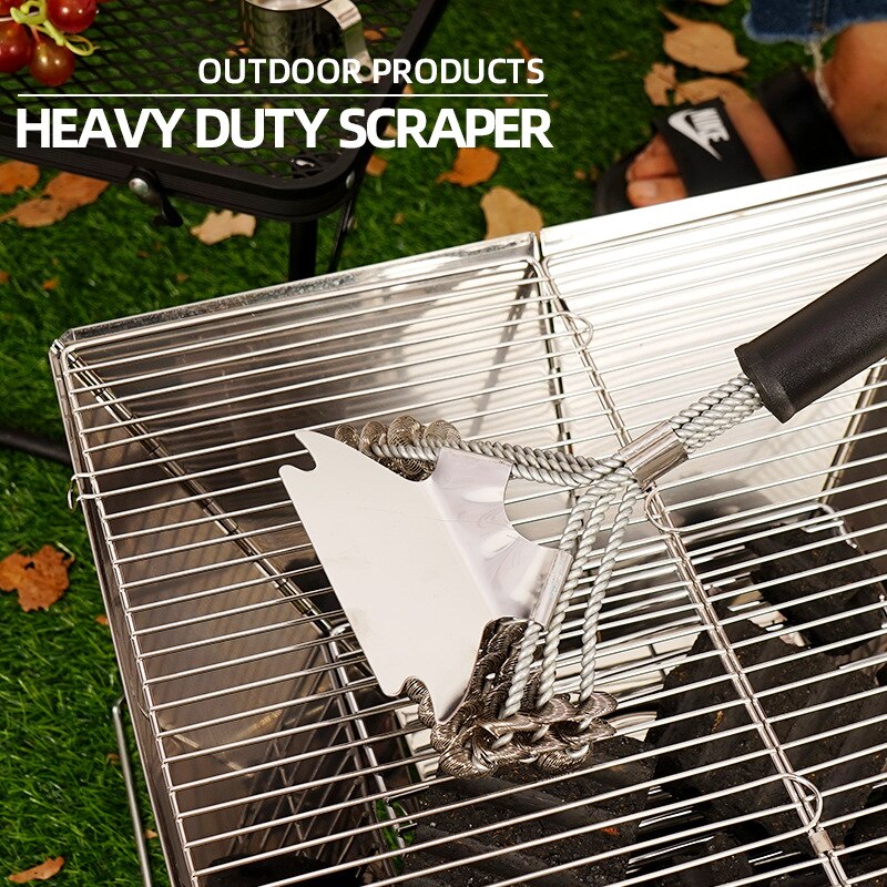 Grill Brush and Scraper, Best BBQ Cleaner, Perfect Tools for All Grill Types, Including Weber, Ideal Barbecue Accessories
