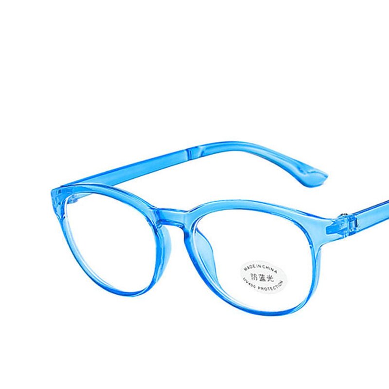 ZUIDID Blue Light Blocking Kids Glasses Spectacles Anti Eyestrain Decorative Eyewear Child Girl Optical Lens Round Eyeglass Boys: C3 Blue