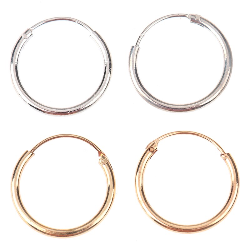 3 Paar/set Big Hoop Oorbellen Voor Vrouwen Eenvoudige Ronde Cirkel Oorbellen Hoops Oor Ringen Oorbellen Sieraden