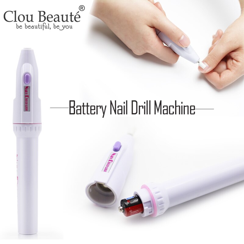 Clou Beaute Elektrische Manicure Boor Art Pen Pedicure Nail File Nail Art Gereedschap Kit Professionele Elektrische Nagel Boor Machine Kit