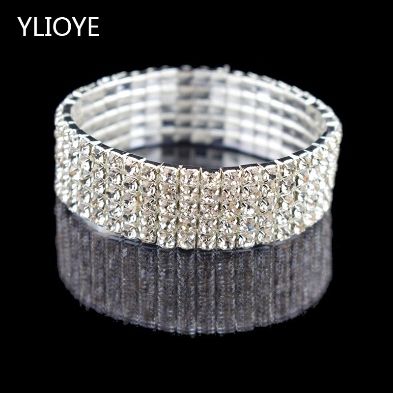 mehrere stile Kristall strecken Glanz Armbänder Für Frauen paar Girlsfriend Armreifen Hochzeit Braut