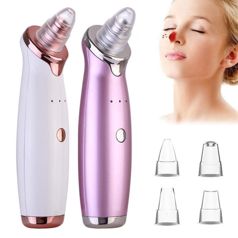 6/5Head Electric Blackhead Remover Pore Acne Pimple Removal Vacuum Suction Face Nose T Zone Deep Cleaner Machine