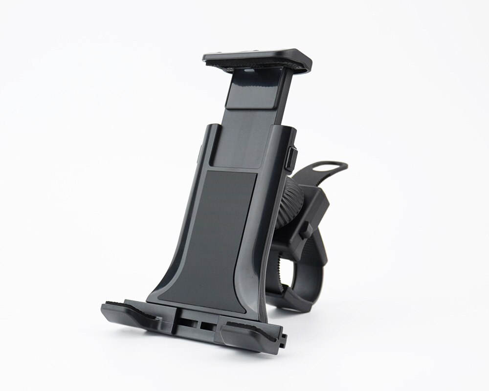Universal Handlebar Mount for iPad iPhone Tablet 360 Degree 3.5” to 12” Expandable Pole Strap Phone Holder Indoor Cycling Gym