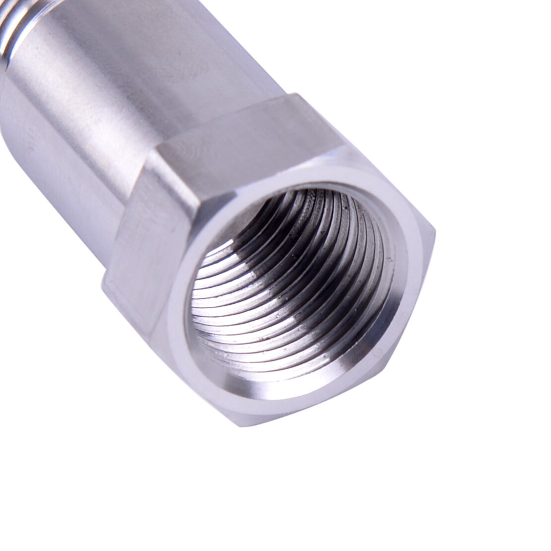 Silber Sauerstoff Sensor Restrictor Abstandshalter Verlängerung Erweiterung Simulator Adapter Werkzeug Armaturen Fluss Einsätze Metall O2 CEL Fix ADJ-01