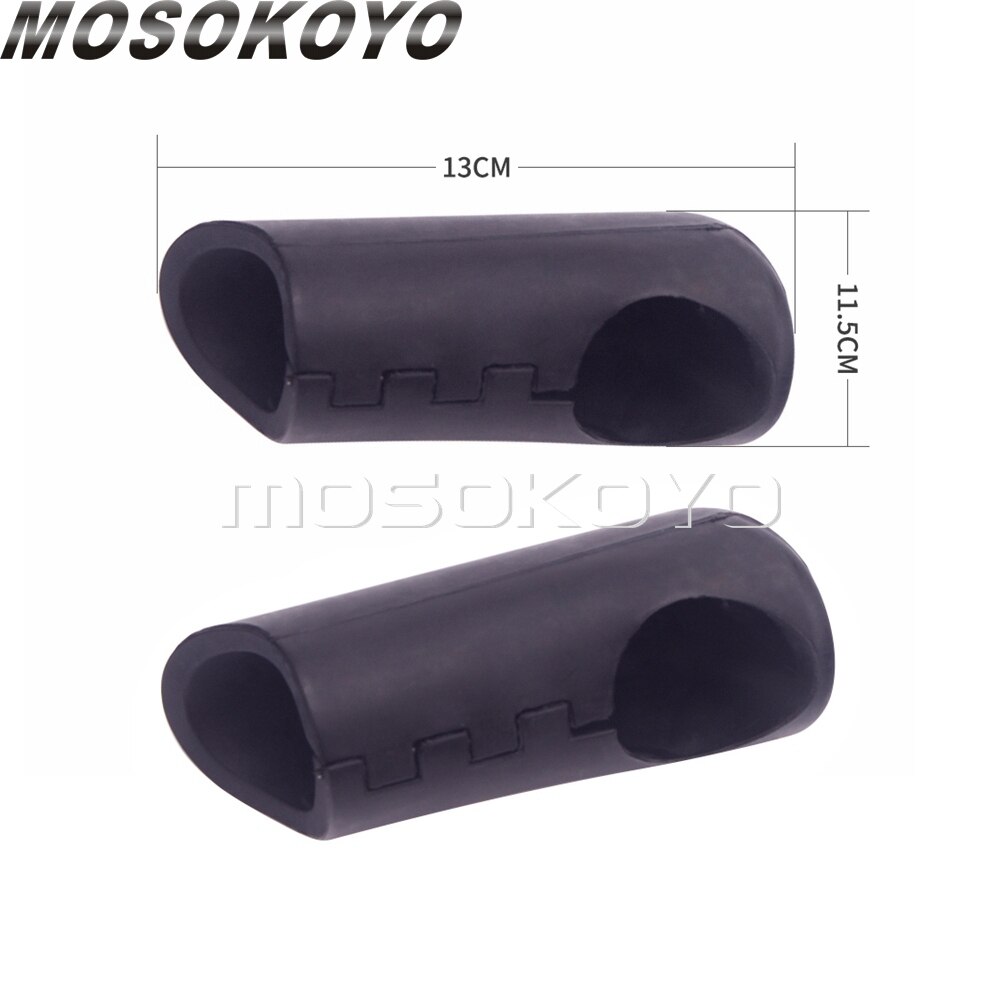 universell 1-1/4 "motorbeskyttelse veibeskyttelsesben ben knebeskytter gummideksel til harley på turné softail fett bob gate bob