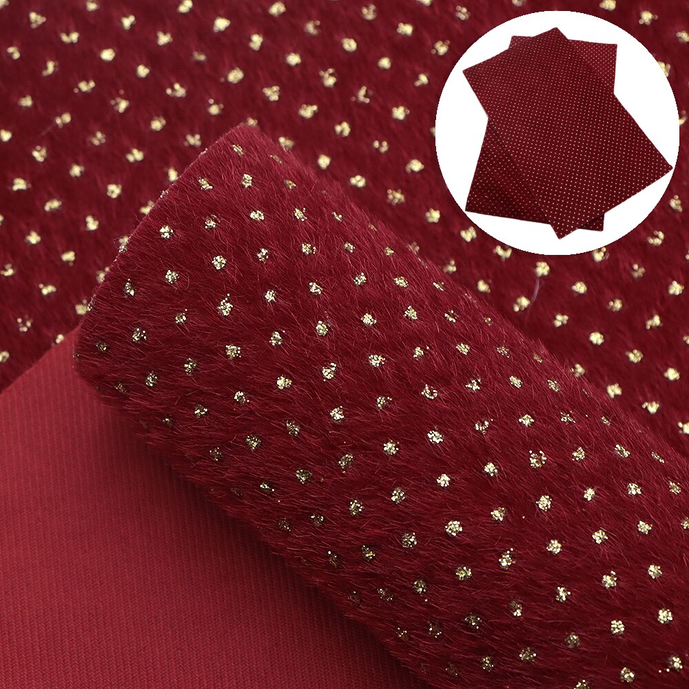 Tela de terciopelo brillante para costura, tela de cuero sintético para Arco, hojas de cuero de imitación, bricolaje, 20x33cm, 1Yc19041: 1109521006