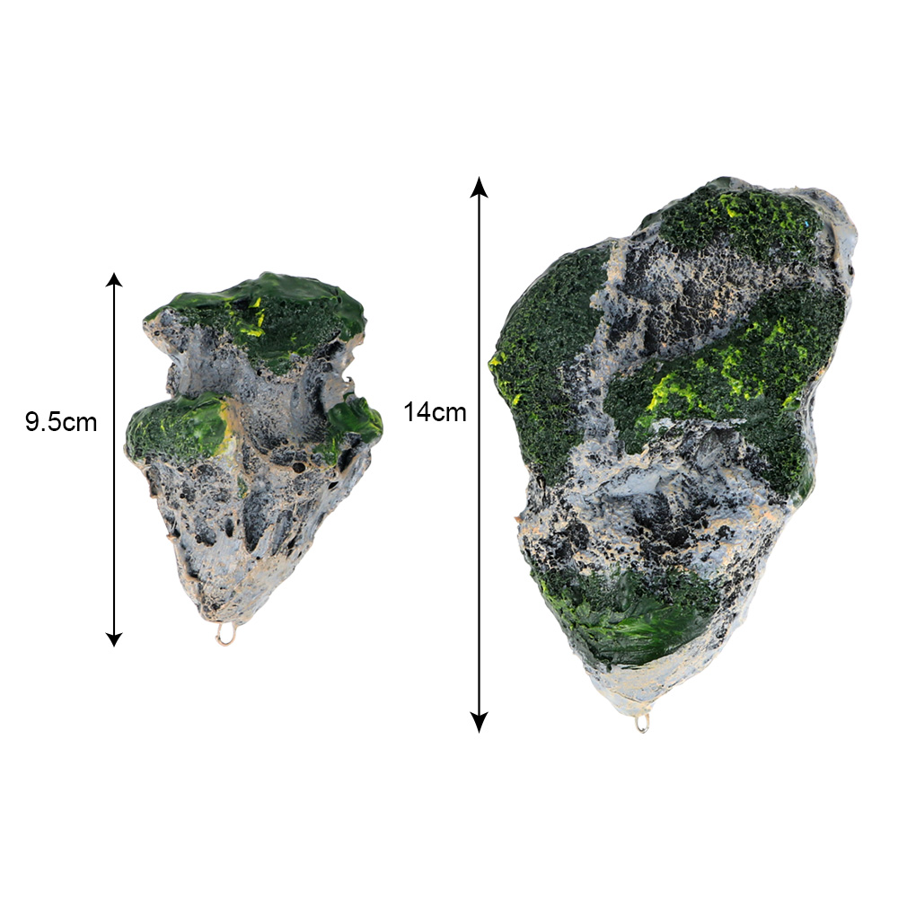 Drijvende Puimsteen Opgeschort Stone Flying Rock Aquarium Decoratie Hars Kunstmatige Drijvende Rock Aquarium Decor Ornament