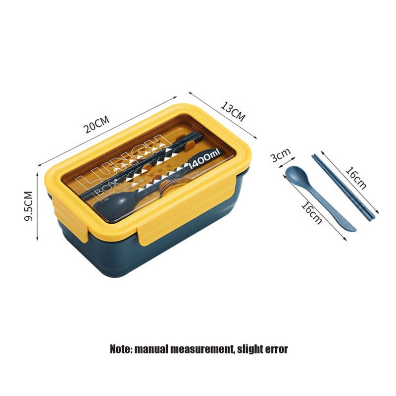 Japanese Bento Box Containers For Food Packed Lunch Food Preservation Box Microwave Oven Fresh-Keeping Box Kid'S Lunch Box