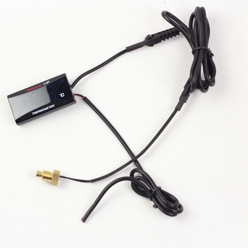 Motorcycle Thermometer Universal Digital Moto Water Temp Digital Display Temperature Gauge Meter