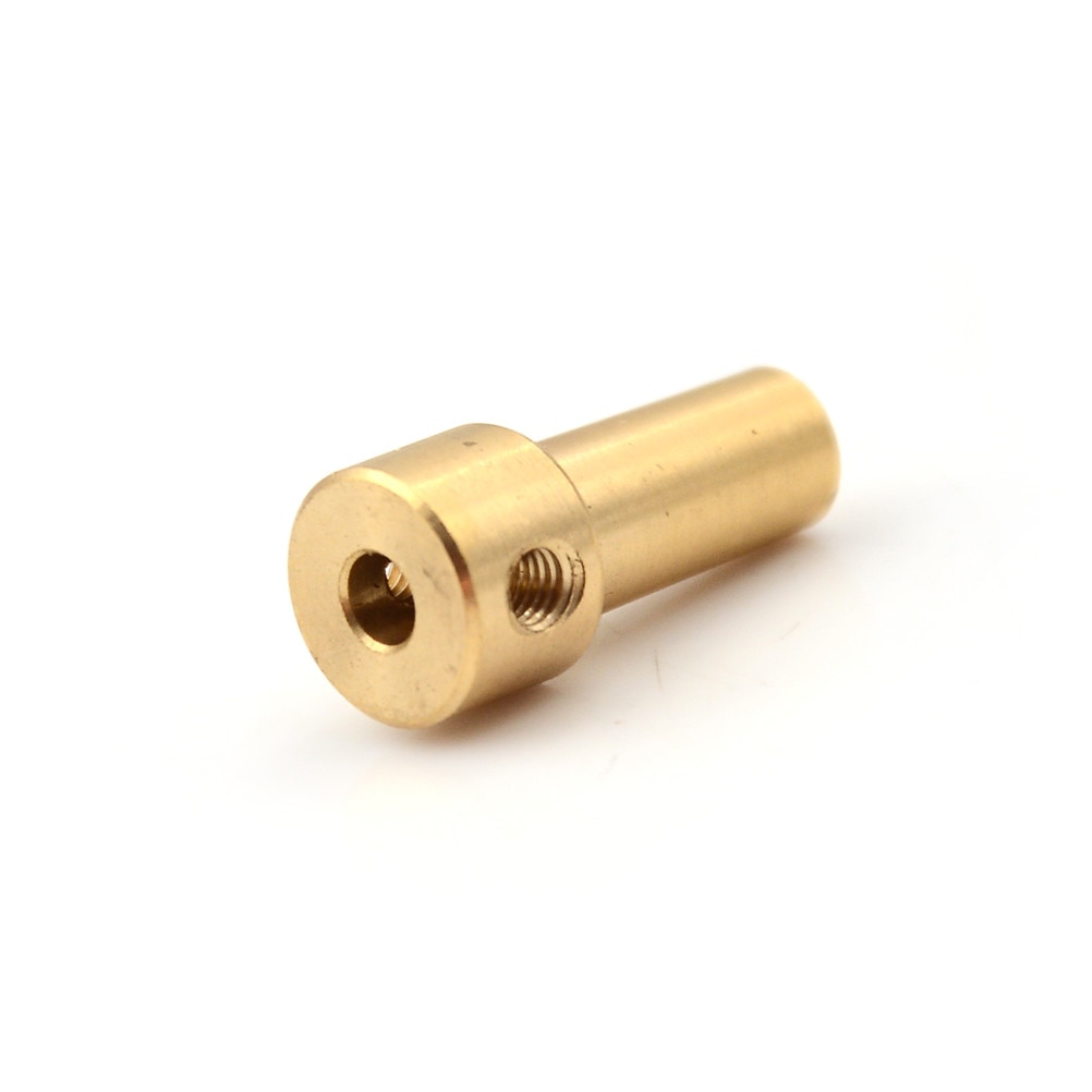 One Piece Brass 2.3mm Motor Shaft Clamp Electric Drill Chuck JT0 Coupling Motor Shaft Coupler Clamp