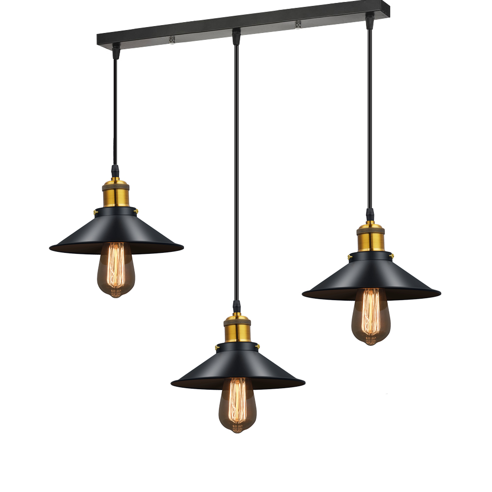 Retrospectieve Industriële Vintage Hanglamp Keuken Restaurant Loft Ijzer Opknopi