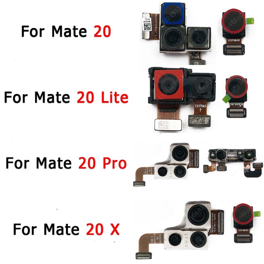 Original Rear Front Camera For Huawei Mate 20 Pro Mate20 Lite X 20X Facing Frontal Back Selfie Flex Camera Module Spare Parts
