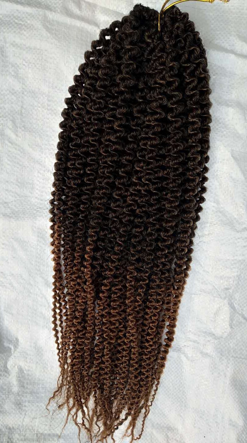 Dream ice-trenzas de pelo rizado Afro freetress, extensiones de cabello trenzado preloop, 60 raíces, un paquete: 1B/30HL