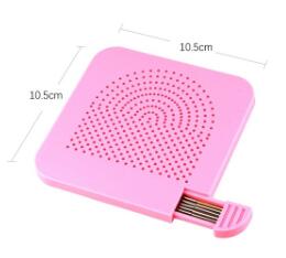 Guida alla griglia trapuntatrice fatta a mano per la piegatura della carta che piega lo strumento di Quilling della carta dello strumento del mestiere della carta di Quilling della carta di fabbricazione Dropshipping: Colore rosa