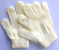 Winter Warm Children Gloves Solid Stretch 2-6T Kids Mittens Gloves Children For Girls Boys Fitness Kids Gloves White gloves: white