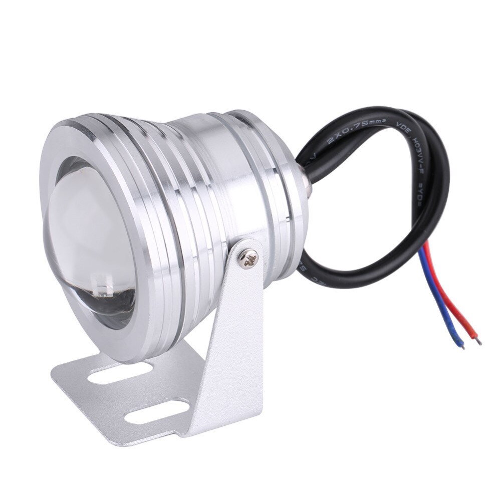 Marine Boot 10W 12V Rgb Led Onderwater Spot Light IP68 Waterdichte Lamp Zilverwit Zeer Lage Warmteontwikkeling energiebesparende