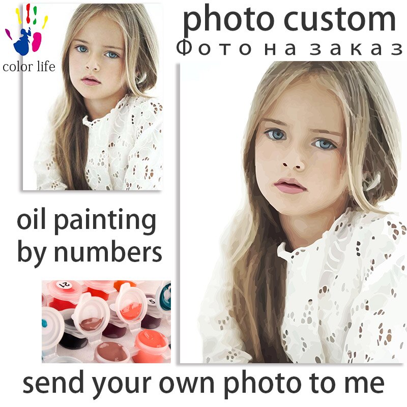 Láminas de manualidades con pintura por números cuadros pintura por números con kits dragón chino mitos y leyendas chinas animales míticos ilustraciones: Custome photo / 50x75 no frame