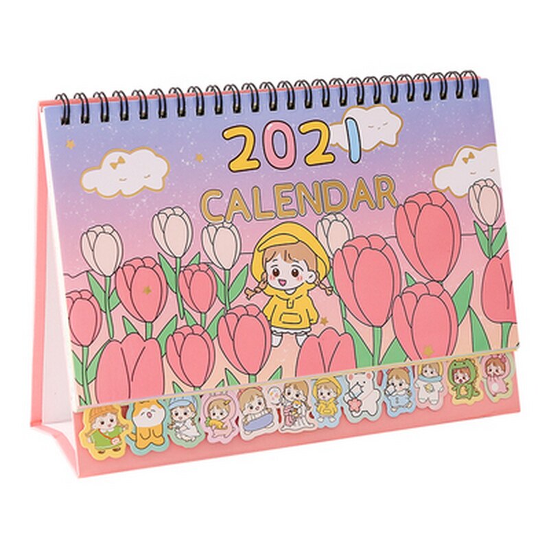 Bureaukalender kersenbloesem liefde bureaukalender desktop notitieboekje kalender