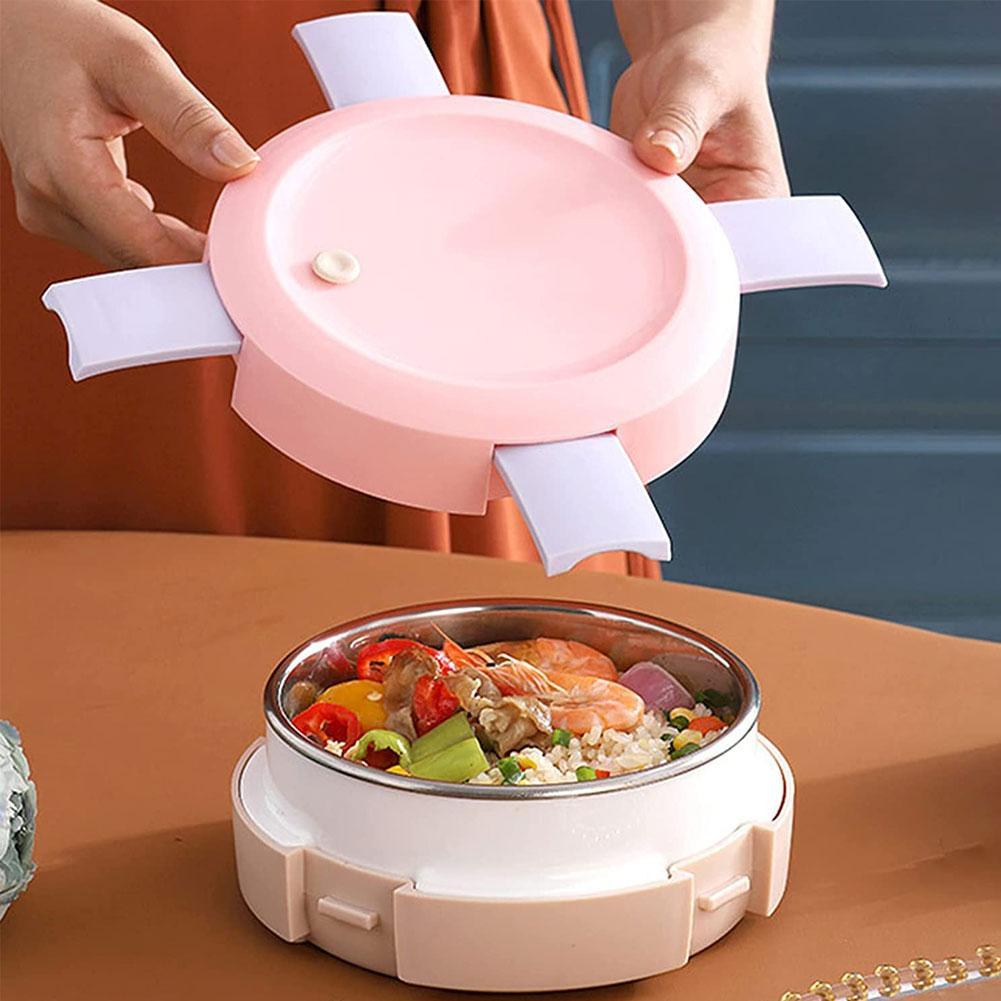 304 steel lunch box heat preservation student fast food box bento box kindergarten anti sealed fast food