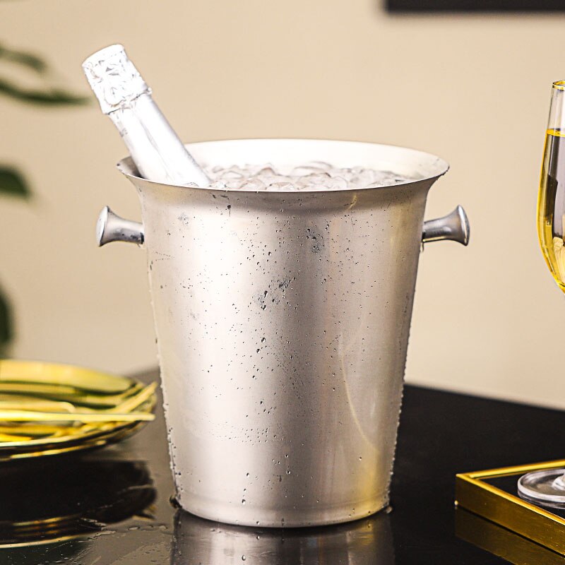 DEOUNY Eiswürfel Eimer Champagner Bahre Eis Eimer Für Dekor Kühlung Wein Trinken Kühler Für EINE Mini Bar Barmann Werkzeuge Spielereien