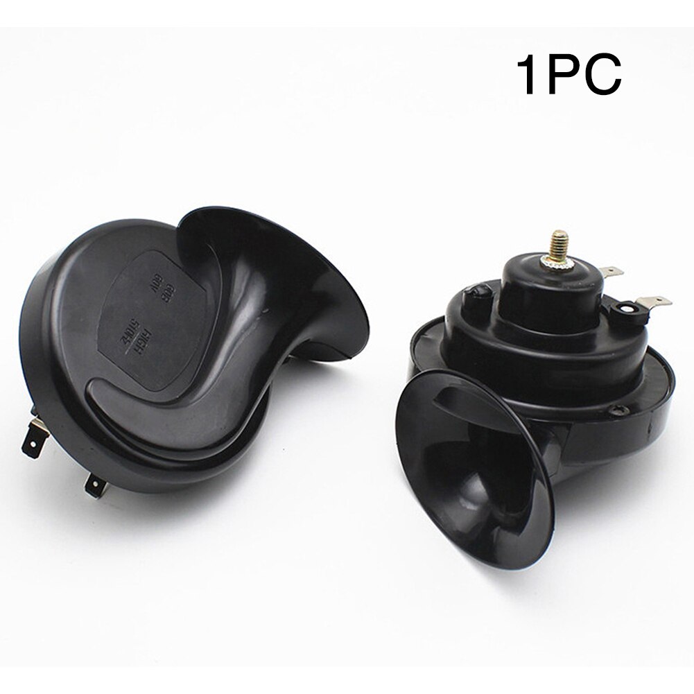 Duurzame stabiele kleine aangepaste slakkenvorm accessoires 12v super luide motorfiets universele 110db auto claxon onderdelen stofdichte styling