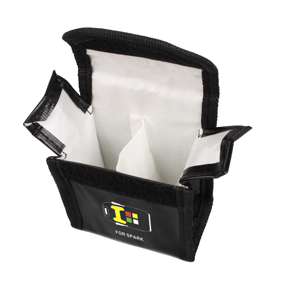 Lithium Battery Box Explosion-Proof Safety Storage Bag Fire-Proof And Heat-Resistant Protective Box Suitable For Dji Spark
