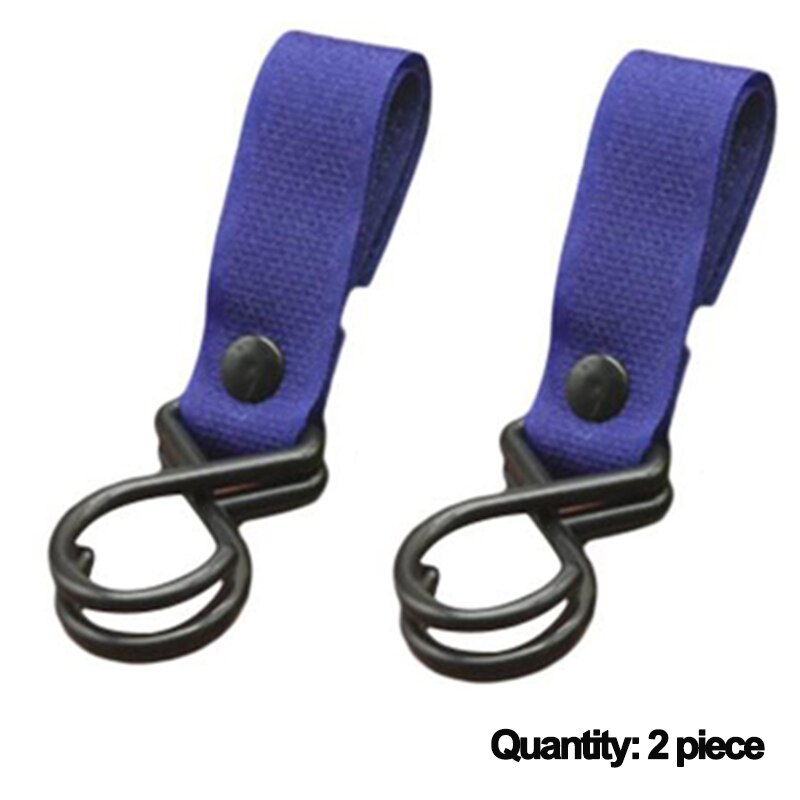 1/2/4 pcs Buggy Clip Pram Pushchair Stroller Side Hook Baby Handle Shopping Bag Plastic Bag Baby Carriage Hook Up: blue2