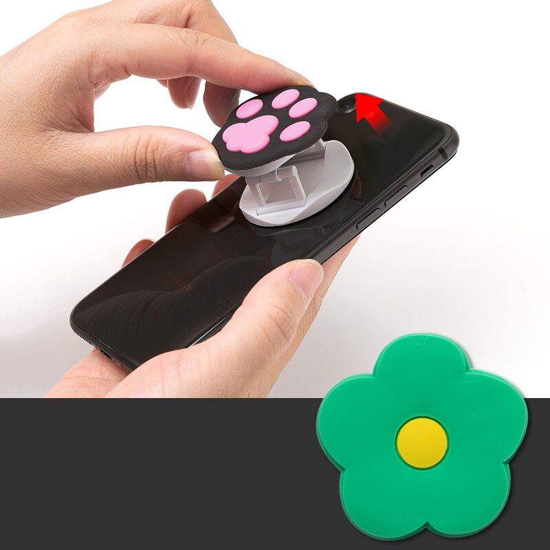 Universel Support De Téléphone Portable Mignon 3D Animal Pli Téléphone Support Extensible Porte-Doigt Panda Chat Patte Licorne Support Pour Téléphone Support