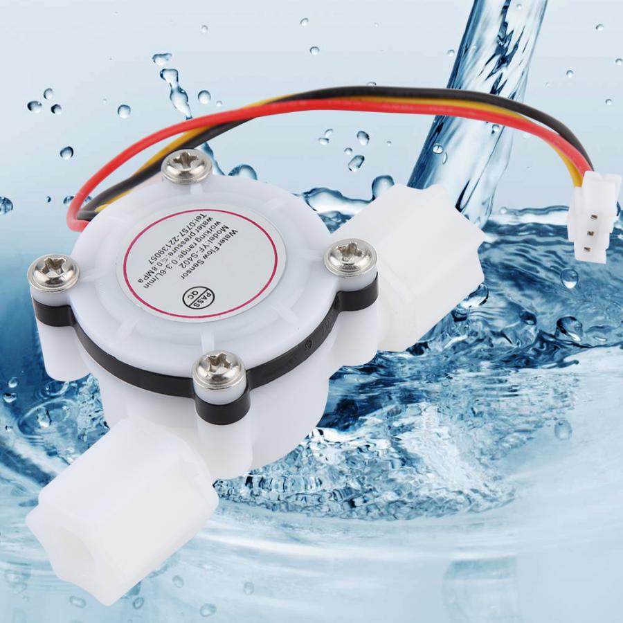 1 Pcs Float Switch Water Hall Flow Effect Sensor Control Flowmeter G1/4 For Water Cooler