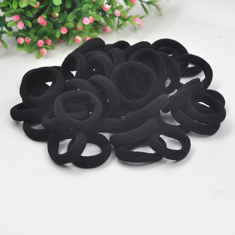 Aikelina-coleteros para niña y bebé, accesorios para el cabello para niña, bandas de goma de , accesorios de goma para corbata, 50 unids/lote,