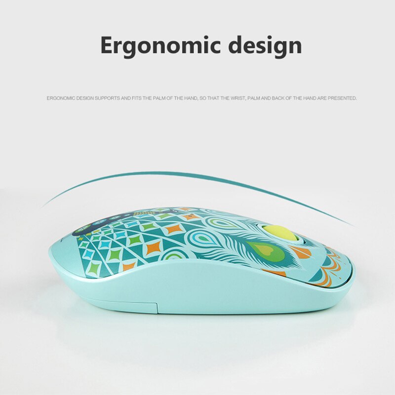 2.4G bezprzewodowa mysz 1000 DPI dziewczyny słodkie zwierzaki cicha mysz robić gier dla Macbook Lenovo ergonomiczna laptop komputer stancjonarny myszka gracz