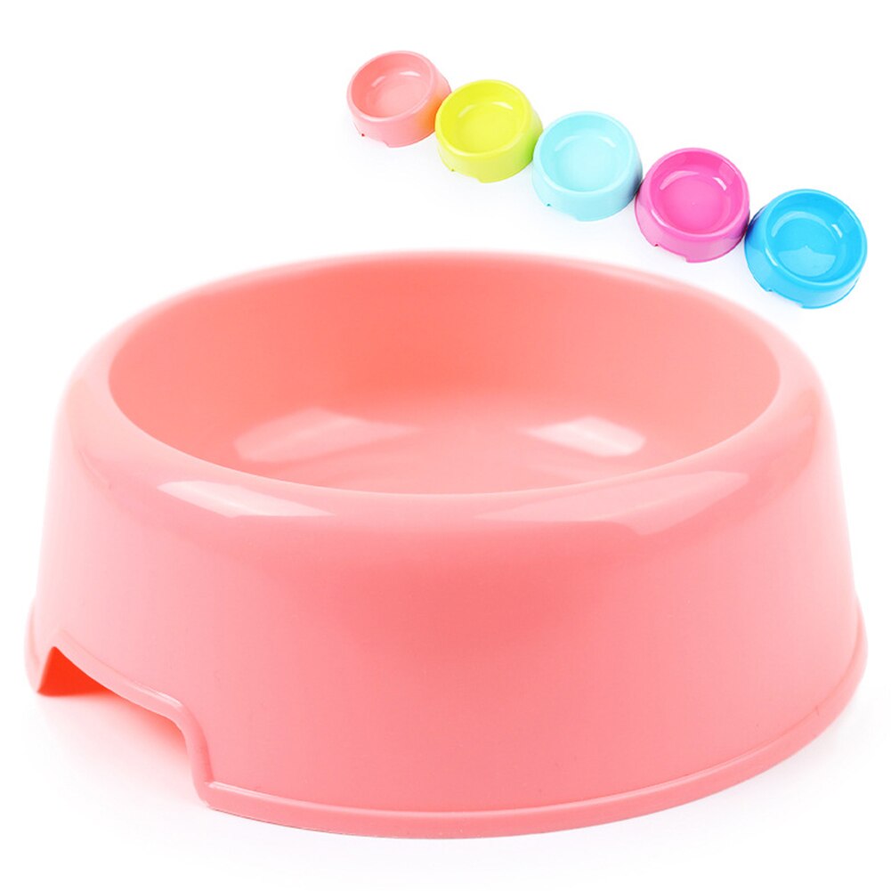 Cuenco de plástico para perros, gatos, perros, comedero, cuenco de agua para mascotas, gatos, cachorros, cuenco de comida, plato de agua, accesorios de colores