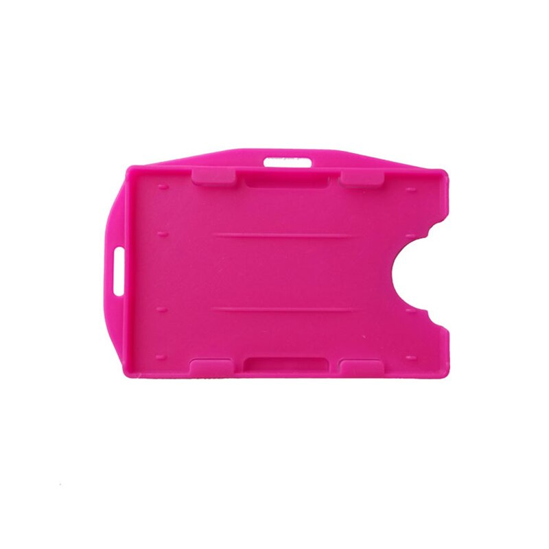 Pp Plastic Id Identification Card Holder Both Sides Of The Card Horizontal And Vertical Bidirectional Dual-Purpose Card Housin: 08