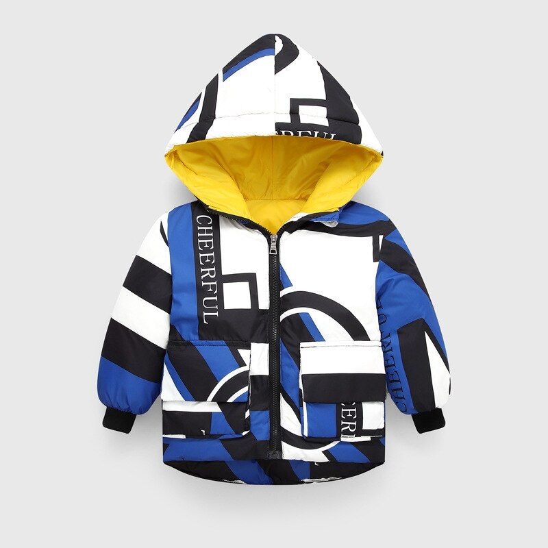 Croal Cherie Winter Meisjes Hooded Jassen Clothin Kids Jongens Jas Warme Herfst Kinderen Bovenkleding & Jassen Casual Baby Meisjes Kleding: Sky Blue / 7T