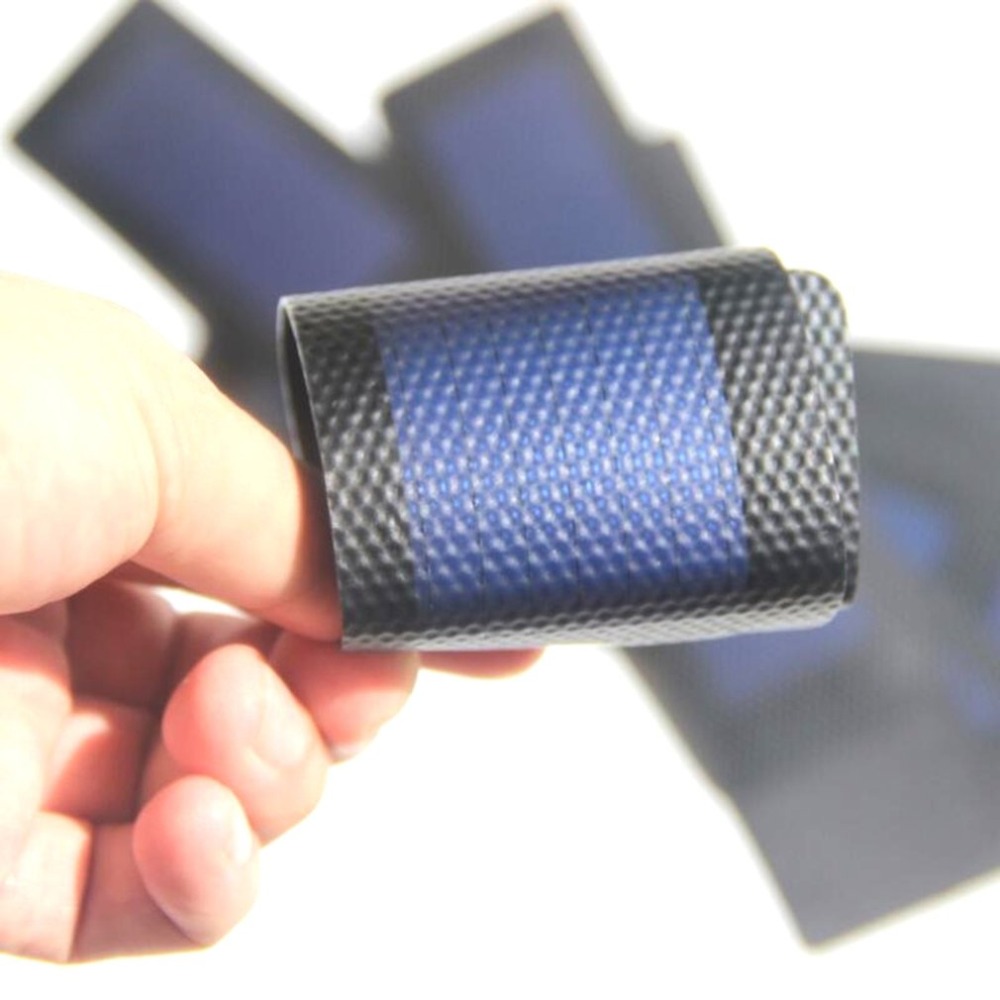 1Pc 0.3W 2V Waterproof Foldable Solar Panel DIY Battery Cell Flexible Amorphous Silicon Membrane Solar Charging Panel